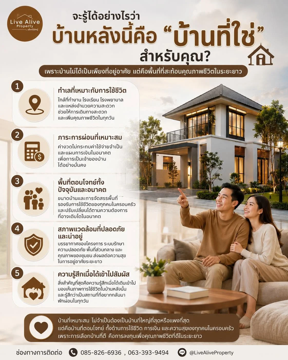 จะรู้ได้อย่างไรว่าบ้านหลังนี้คือ “บ้านที่ใช่” สำหรับคุณ?