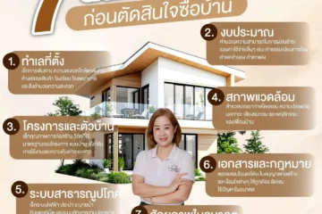 7 สิ่งที่ต้องเช็ก ก่อนตัดสินใจซื้อบ้าน