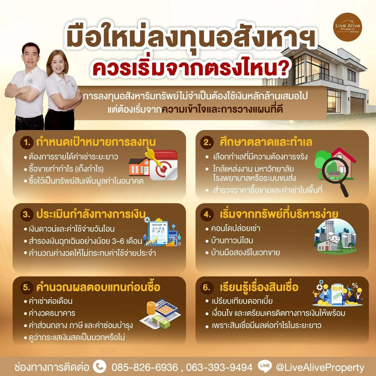 มือใหม่ลงทุนอสังหาฯ ควรเริ่มจากตรงไหน?