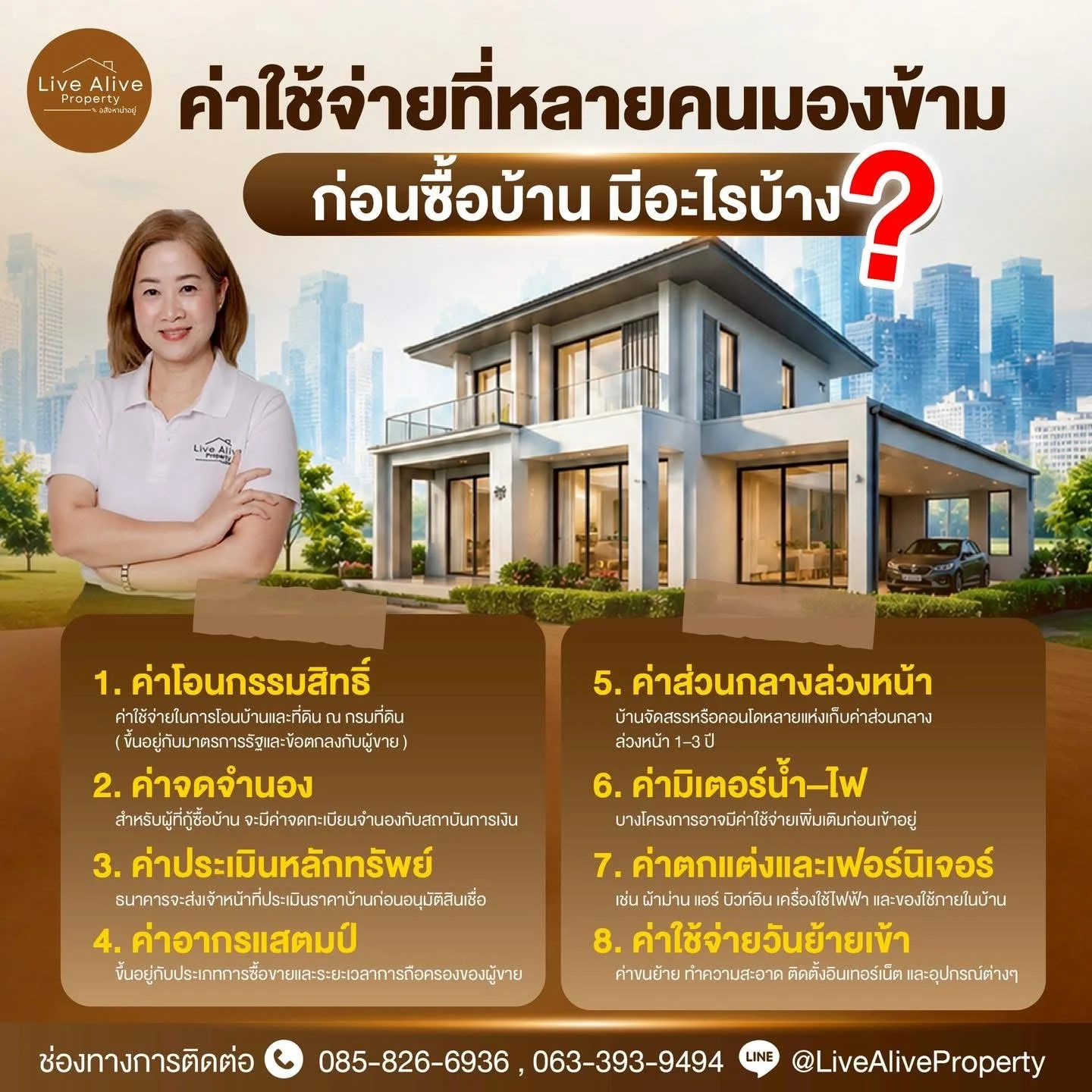 ค่าใช้จ่ายที่หลายคนมองข้าม…ก่อนซื้อบ้าน มีอะไรบ้าง?