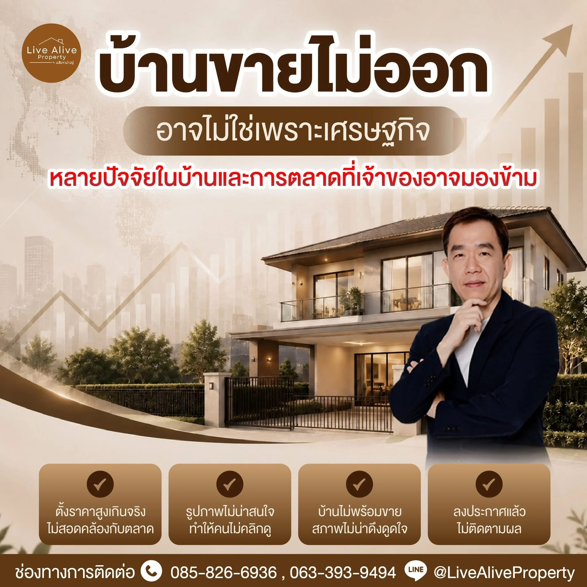“บ้านขายไม่ออก…อาจไม่ใช่เพราะเศรษฐกิจ”