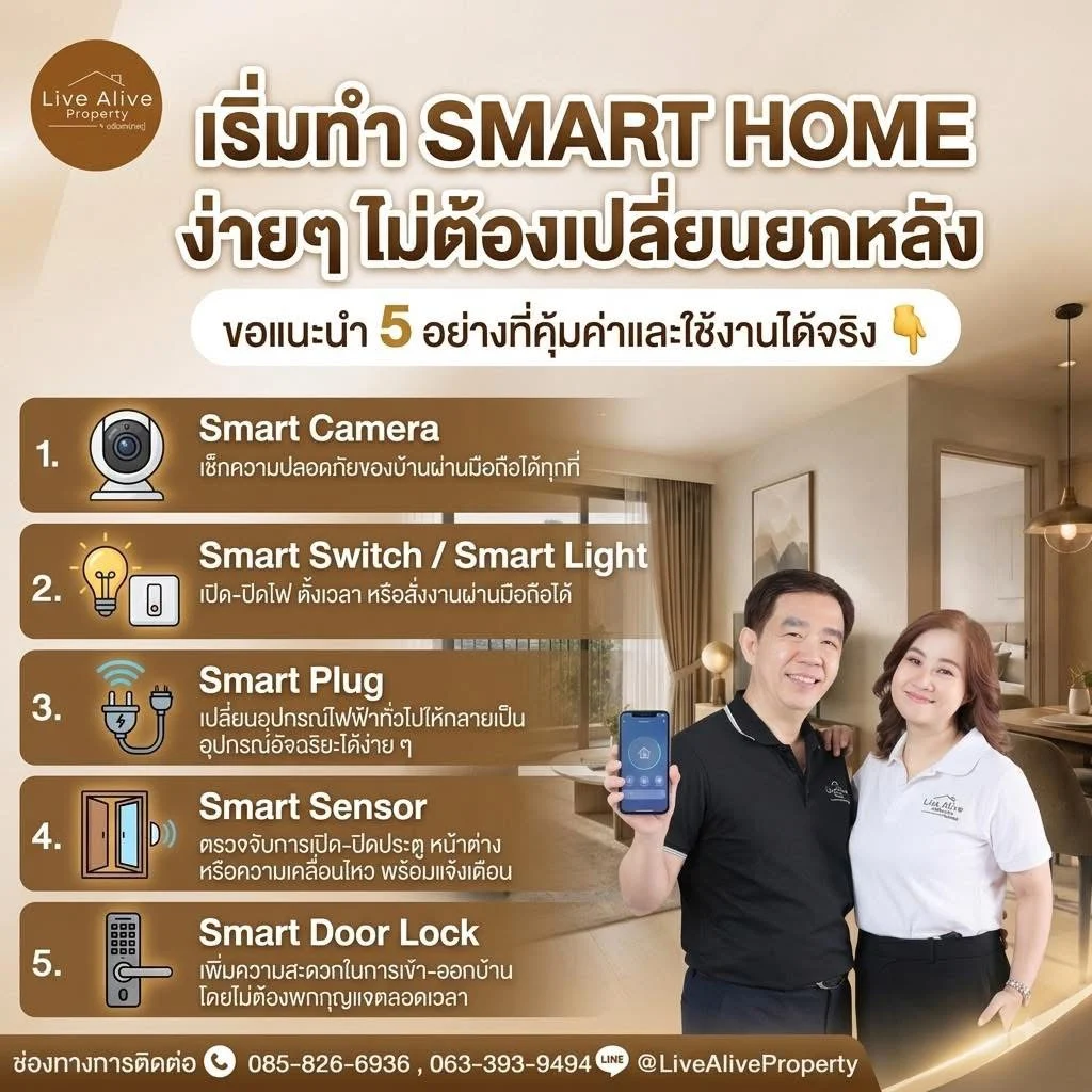 อยากทำ Smart Home แต่ไม่รู้จะเริ่มจากอะไร?