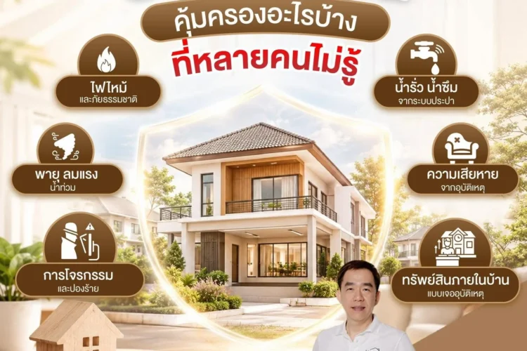 ประกันบ้าน…คุ้มครองได้มากกว่าที่คิด!